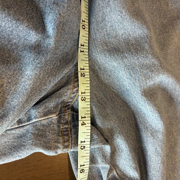 💙 Denim & Co XL Petite Light Blue Straight Jeans | Stretch Fit w/ pockets - Picture 13 of 14